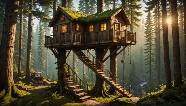 Pourquoi dormir dans une cabane perchée en forêt