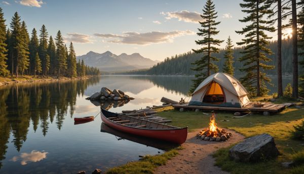 Séjourner en camping nature au bord des lacs