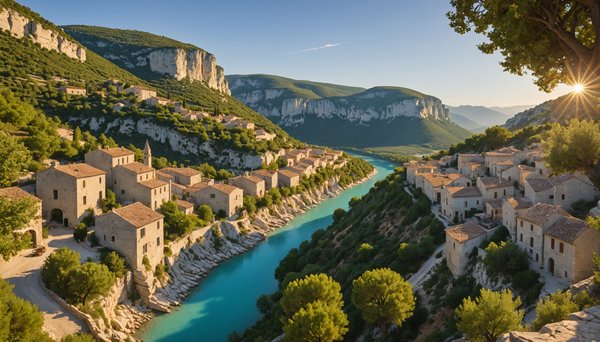Explorer les paysages et villages autour du verdon avec le camping la farigoulette